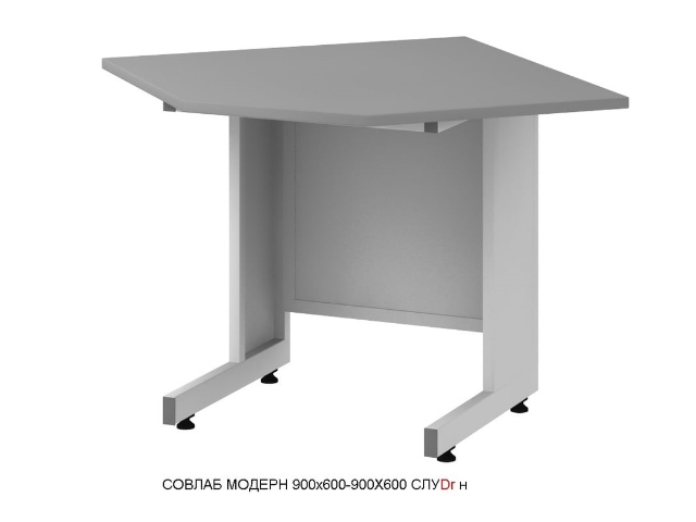 Стол угловой высокий СОВЛАБ Mod. 900х600-900х600 СЛУ(__) в