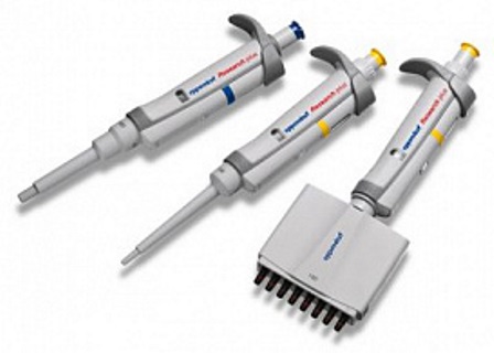 Многоканальная пипетка EPPENDORF 10-100 мкл Research Plus (8 каналов)