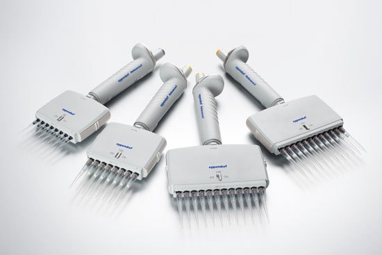 Многоканальная пипетка EPPENDORF 0,5–10 мкл Reference 2 (8 каналов)